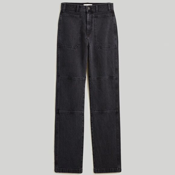 Madewell The '90s Straight Utility Jeans in Camplin Wash Size 23 High Rise NWT - Picture 6 of 9
